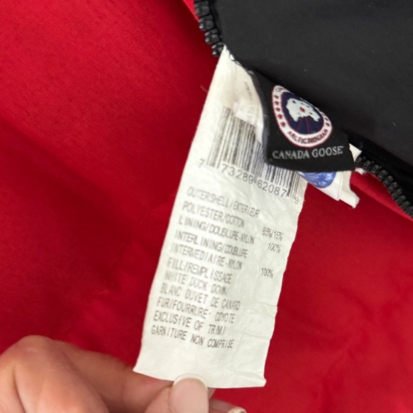 Canada Goose 3035L Mystique Red size XS woman Long parka with fur - Picture 15 of 16